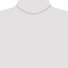 14K 14 inch .8mm Diamond-cut Cable with Lobster Clasp Chain