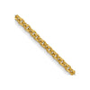 14K 22 inch 1.4mm Round Open Link Cable with Lobster Clasp Chain