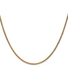 14K 20 inch 1.7mm Diamond-cut Spiga with Lobster Clasp Chain