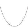 14K White Gold 20 inch .9mm Cable with Spring Ring Clasp Chain