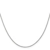 14K White Gold 20 inch .9mm Cable with Lobster Clasp Chain