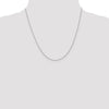14K White Gold 20 inch .9mm Cable with Lobster Clasp Chain