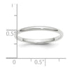 Half-Round Band — 2.00 mm