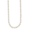 14k Round White Saltwater Akoya A Quality Cultured Pearl Necklaces