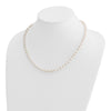 14k Round White Saltwater Akoya A Quality Cultured Pearl Necklaces