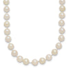 14k Round White Saltwater Akoya AA Quality Cultured Pearl Necklaces