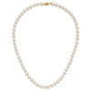14k Round White Saltwater Akoya A Quality Cultured Pearl Necklaces
