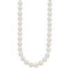 14k Round White Saltwater Akoya A Quality Cultured Pearl Necklaces