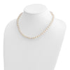 14k Round White Saltwater Akoya A Quality Cultured Pearl Necklaces