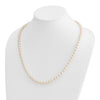 14k Round White Saltwater Akoya A Quality Cultured Pearl Necklaces