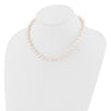 14k Round White Saltwater Akoya AA Quality Cultured Pearl Necklaces
