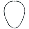 14kw Round Black Saltwater Akoya Cultured Pearl Necklaces