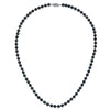 14kw Round Black Saltwater Akoya Cultured Pearl Necklaces
