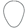 14kw Round Black Saltwater Akoya Cultured Pearl Necklaces