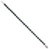 14kw Round Black Saltwater Akoya Cultured Pearl Bracelets