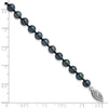 14kw Round Black Saltwater Akoya Cultured Pearl Bracelets