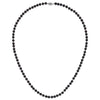 14kw Round Black Saltwater Akoya Cultured Pearl Necklaces