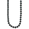 14kw Round Black Saltwater Akoya Cultured Pearl Necklaces