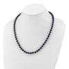 14kw Round Black Saltwater Akoya Cultured Pearl Necklaces