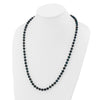 14kw Round Black Saltwater Akoya Cultured Pearl Necklaces