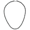 14kw Round Black Saltwater Akoya Cultured Pearl Necklaces
