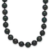 14kw Round Black Saltwater Akoya Cultured Pearl Necklaces