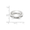Comfort Fit Lightweight Band — 8 mm