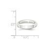 Half Round Lightweight Band — 4 mm