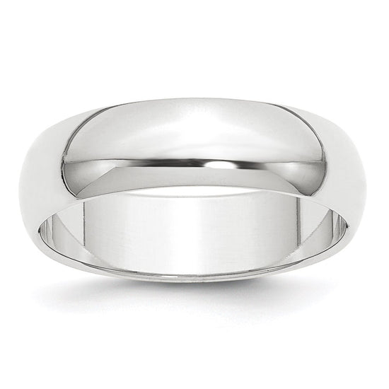 Half Round Lightweight Band — 6 mm