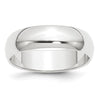 Half Round Lightweight Band — 6 mm