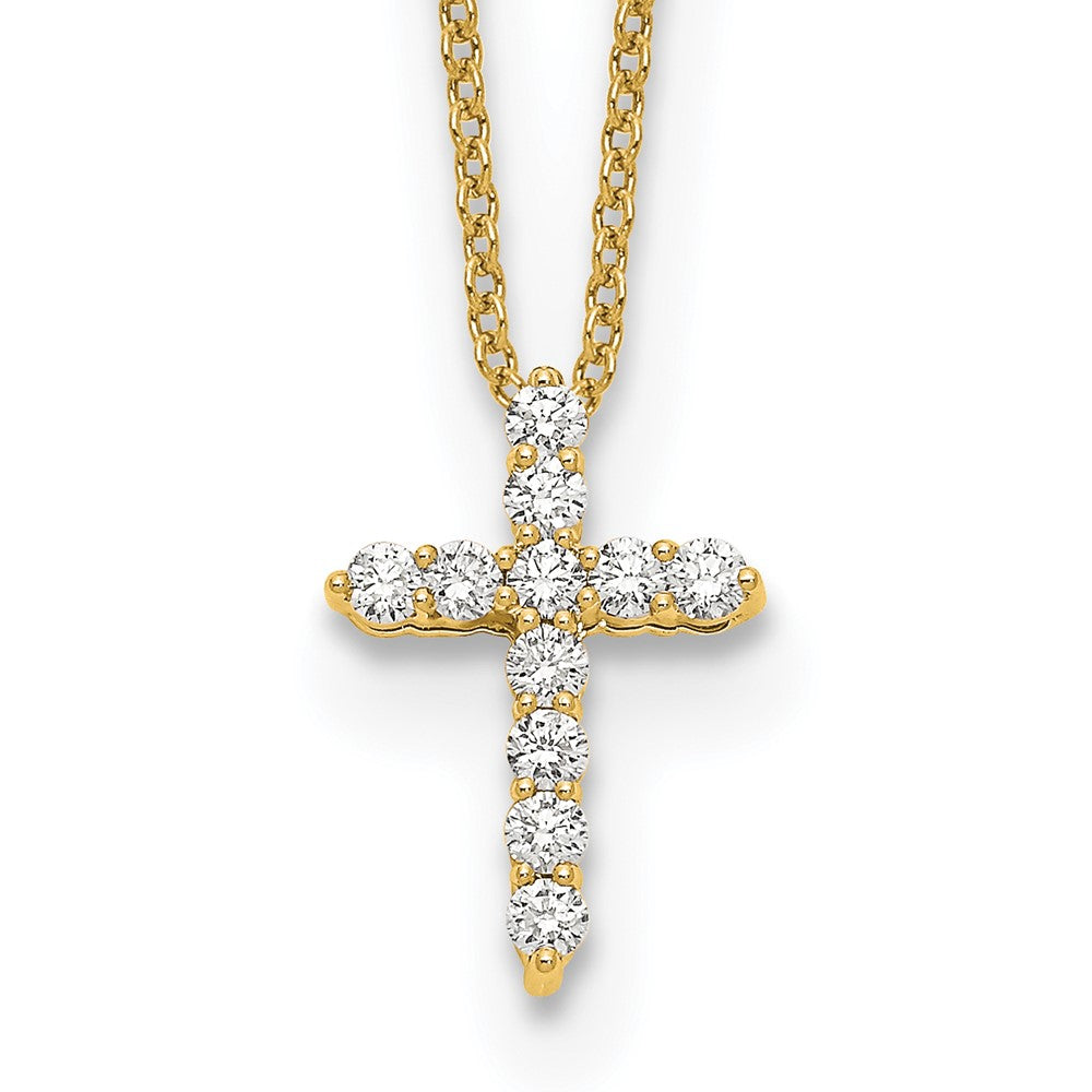 Diamond Cross Pendant Necklaces