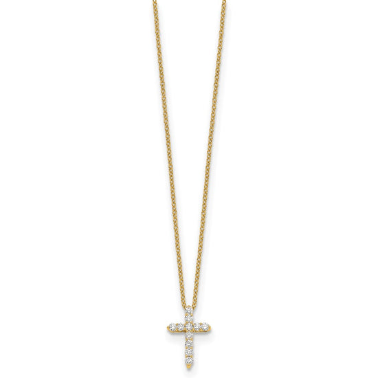 Diamond Cross Pendant Necklaces