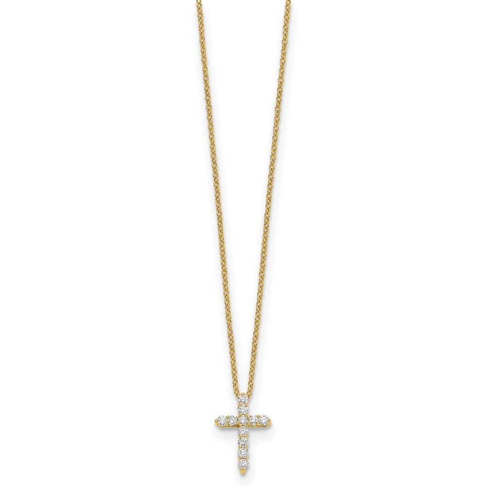 Diamond Cross Pendant Necklaces