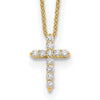 Diamond Cross Pendant Necklaces