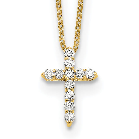 Diamond Cross Pendant Necklaces