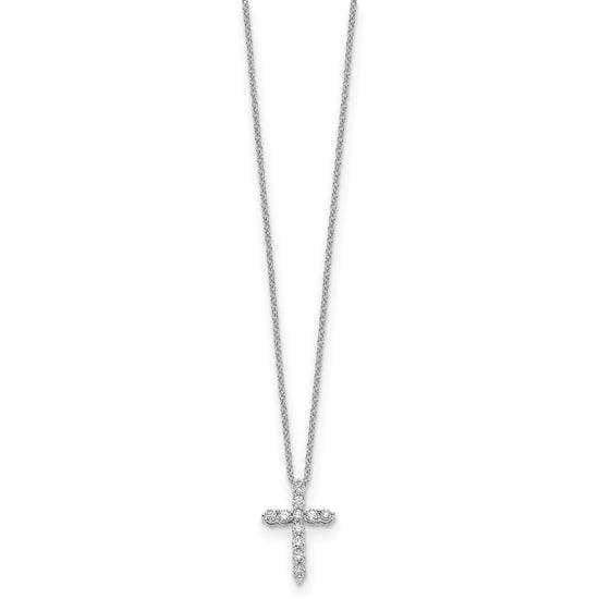 Diamond Cross Pendant Necklaces