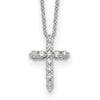 Diamond Cross Pendant Necklaces