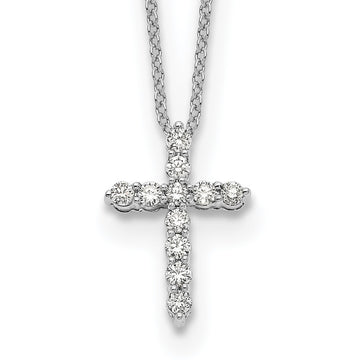 Diamond Cross Pendant Necklaces