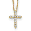 Diamond Cross Pendant Necklaces