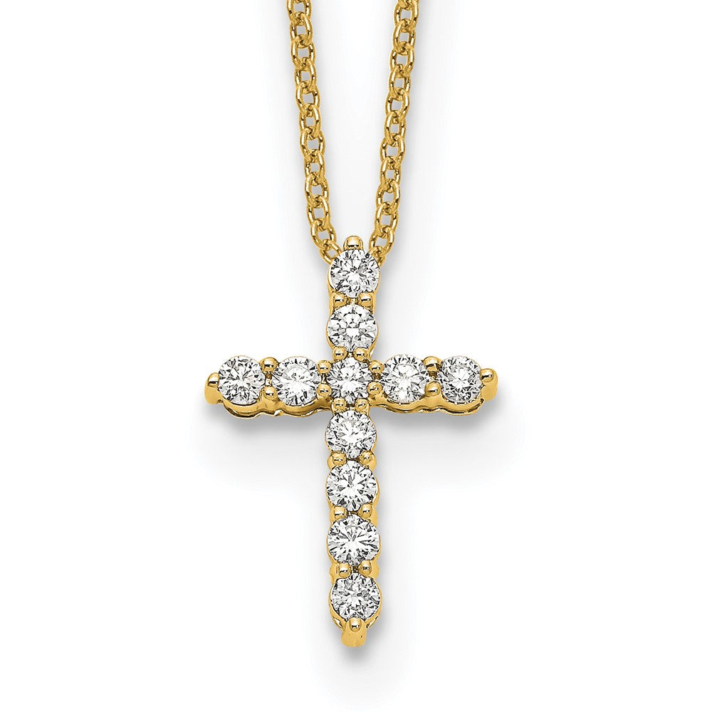 Diamond Cross Pendant Necklaces