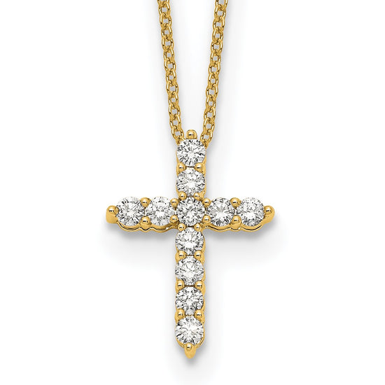 Diamond Cross Pendant Necklaces