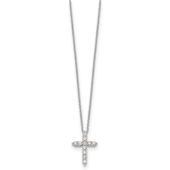 Diamond Cross Pendant Necklaces
