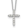 Diamond Cross Pendant Necklaces