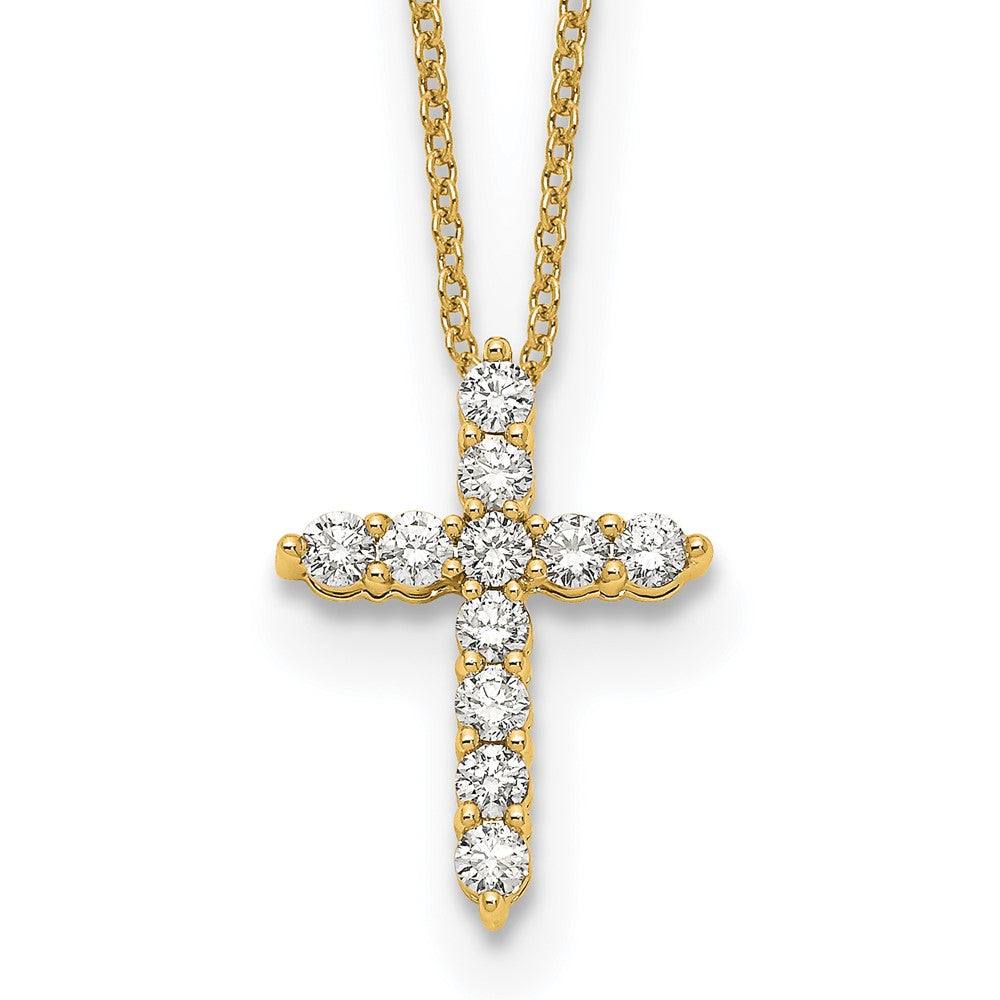 Diamond Cross Pendant Necklaces