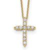 Diamond Cross Pendant Necklaces