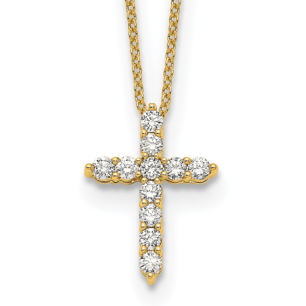 Diamond Cross Pendant Necklaces