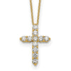 Diamond Cross Pendant Necklaces
