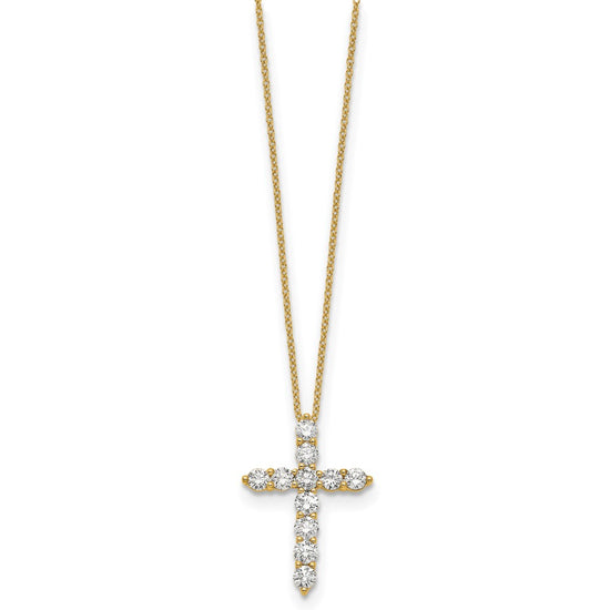 Diamond Cross Pendant Necklaces