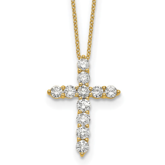 Diamond Cross Pendant Necklaces