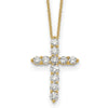 Diamond Cross Pendant Necklaces